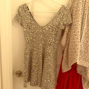 Black and white dress